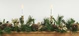 Review Darice  / 6' Gold Glittered Mixed Pine Artificial Christmas Garland