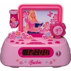 Click here to buy Barbie Storyteller Clock Radio by Emerson.