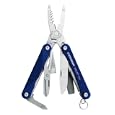 Leatherman 831201 Squirt ES4 Blue Keychain Tool with Scissor