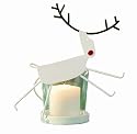 Tag Whimsy Reindeer Votive Candle Holder, 5.75" Tall