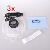 Neewer 3x White Waterproof Jacket/Case for Medium-sized Cameras