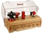 Freud 98-319 5 Piece French Door Router Bit Set - Divided Lite - Cove & Bead Profile 98-309 + 98-329 - 1/2 inch Shank