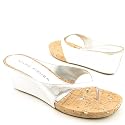 Marc Fisher Yeni Silver sandals