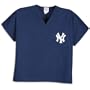 Yankees S.D. Men's Medical Scrub Top ( sz. M, Navy : Yankees )