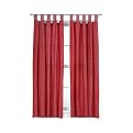 Tadpoles Basic Solid Red 2-pc. Set  84" Curtain Panels
