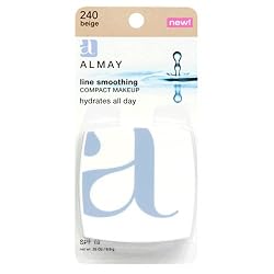 Almay Line Smoothing Compact Makeup with SPF 15, Beige 240, 0.35-Ounce Packages (Pack of 2)