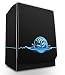 Max-Pro 1 ICONIC ELEMENTAL Water Symbol BLUE Island DECK BOX (fits MTG Mana FORCE OF WILL Pokemon Cards)