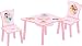 Delta Disney Princess Storage Table and Chairs with Restickables in Pretty Pink
