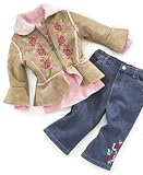 Nannette Baby Girl 3-Piece Faux-Shearling Jacket Set