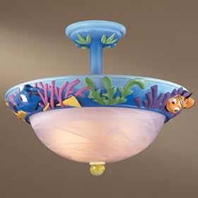 Disney Nemo Semi-Flush Ceiling Light Fixture