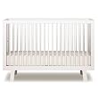 Oeuf Sparrow White - (53.5"W X 29.5"L X 36"H, White)