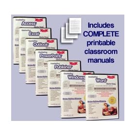 Mastering Microsoft Office Made Easy Training Tutorial for v. 2003 through 97 - How to use MS Office Video e Book Manual Guide. Even dummies can learn Access, Excel, Outlook, PowerPoint, Publisher, Windows & Word from Professor Joe