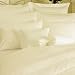 Homespell Egyptian Cotton 3-Pc Duvet Cover 600tc Solid Sateen Ecru (Queen)