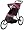 InStep Run Around LTD Jogging Stroller (Red/Grey)