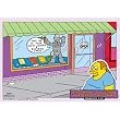Simpsons Comic Book Shop Sticker
