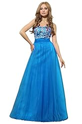 A-line Sweetheart Crystals Crystal Prom Dress/Wedding Dress 