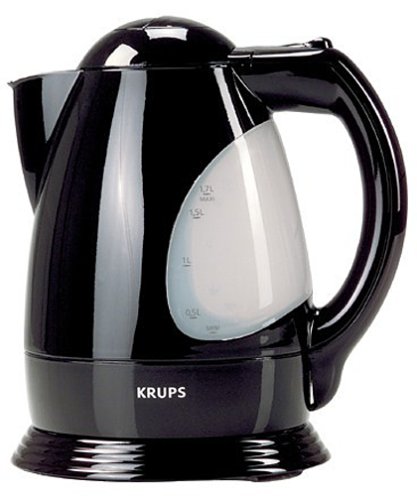 "Krups FLA1J4-42 AquaControl Plus Kettle, Black"