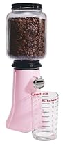 KitchenAid KCG200PK Classic-Series Model A-9 Burr Coffee Mill, Komen Pink