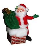 Annalee 9-Inch Santa in Chimney