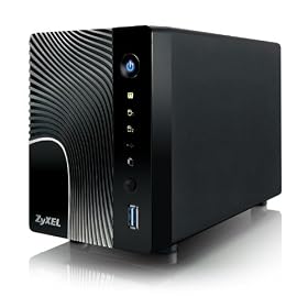ZyXEL 2-Bay High-Performance Digital Media Server and Network Attached Storage (NSA325) by