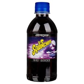 Sqwincher 030703-GR Grape Flavor 12 oz Ready to Drink Bottle (Case of 24)