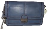 Fossil Vintage Re-Issue Flap Shoulder Bag in Blue/Grey