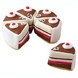 Haba Soft Toys Set of 6 Pieces of Cake: Desert Toys
