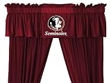 NCAA Florida State Seminoles - 5pc Jersey Drapes Curtains and Valance Set FSU Noles