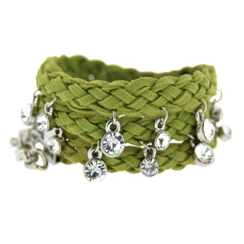 Sweet Deluxe Damen-Wickelarmband/Kette Daisy hellgr&uuml;n 18-60 cm 00376 Preisvergleich