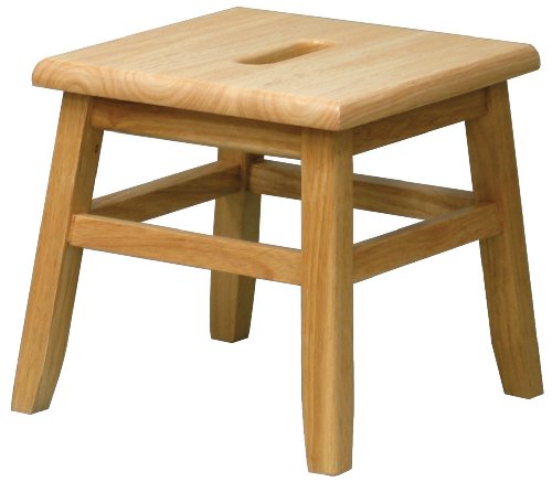 Step Stool - Conductor (Natural) (12 1/8" H x 12 1/2" W x 12 1/2" D)