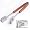 Collegiate Rosewood Handle Grilling Tongs-Oregon State