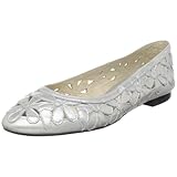 IMAGE OF MICHAEL MICHAEL KORS Women's Gogo Ballet (Silver Metallic 10.0 M)