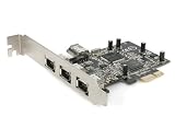 StarTech.com 4 Port PCI Express 1394a FireWire Adapter Card PEX13943