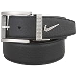 Nike Belts Mens Carbon Fiber Inspired Reversible Belt by