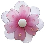 8 Dark Pink Multi Layered Daisy Flower nylon hanging ceiling wall girls room decor decoration