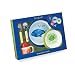 Crocodile Creek's Color of Nature, Time 2 Eat Children's Melamine Dinnerware Set