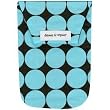 Diapees and Wipees Accessory Bag - Blue Disco Dot