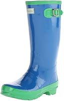 Hatley Big Girls' Splash Royal Green Boots