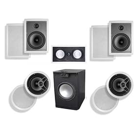 polk audio in wall center speaker