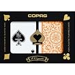 Copag 1546 Poker Size Standard Index Playing Cards (Orange Brown)