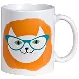 Cool Cat Glasses Mug