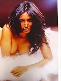 PADMA Lakshmi Naked on Fur Rug Smokin HOT Photo Poster