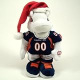 DENVER BRONCOS DANCING CHRISTMAS TEDDY BEAR TOY