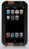 XtremeMac IPT-SLA-60 Verona Sleeve for iPod Touch - Black with Gray Stripes