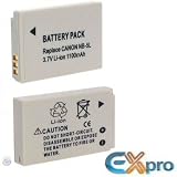 Ex-Pro High Power Plus+ NB-5L NB5L 1100mAh 2 Year Warranty Replacement Lithium Li-on Digital Camera Battery for Canon :- Digital IXUS 800 IS, IXUS 850 IS, IXUS 860 IS, IXUS 870 IS, IXUS 950 IS, IXUS 960 IS, IXUS 980 IS, IXUS 970 IS, IXUS 900 Ti, IXY 800 IS, IXY 900 IS, IXY 1000, PowerShot SD700 IS , SD800 IS, SD900