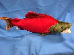Plush Sockeye Salmon 17"