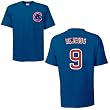 David DeJesus Chicago Cubs Name and Number Blue T-Shirt by Majestic
