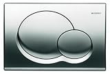 Geberit 115.770.21.1 Samba Dual Flush Actuator Plate, Polished Chrome