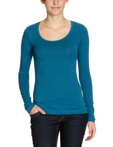 Blaumax Dharma Rund Langarm Damen T-Shirt, Gr. 36 (S) ,Trkis (petrol 824) Preisvergleich