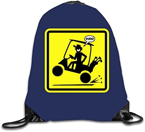 OLGB Custom Golf Cart Wheelie Sign Unique Travelling Bag White